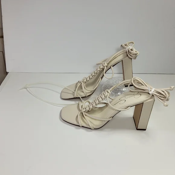 Jessica Simpson Women's Maena Ankle Wrap Sandal Heeled - Picture 13 of 16